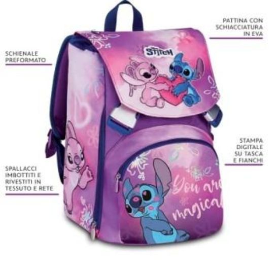 ZAINO SDOPPIABILE BIG - LILO & STITCH YOU ARE MAGICAL - SEVEN