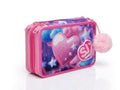 ASTUCCIO 3 ZIP FLUFFY PINK GIRL - SJ GANG -