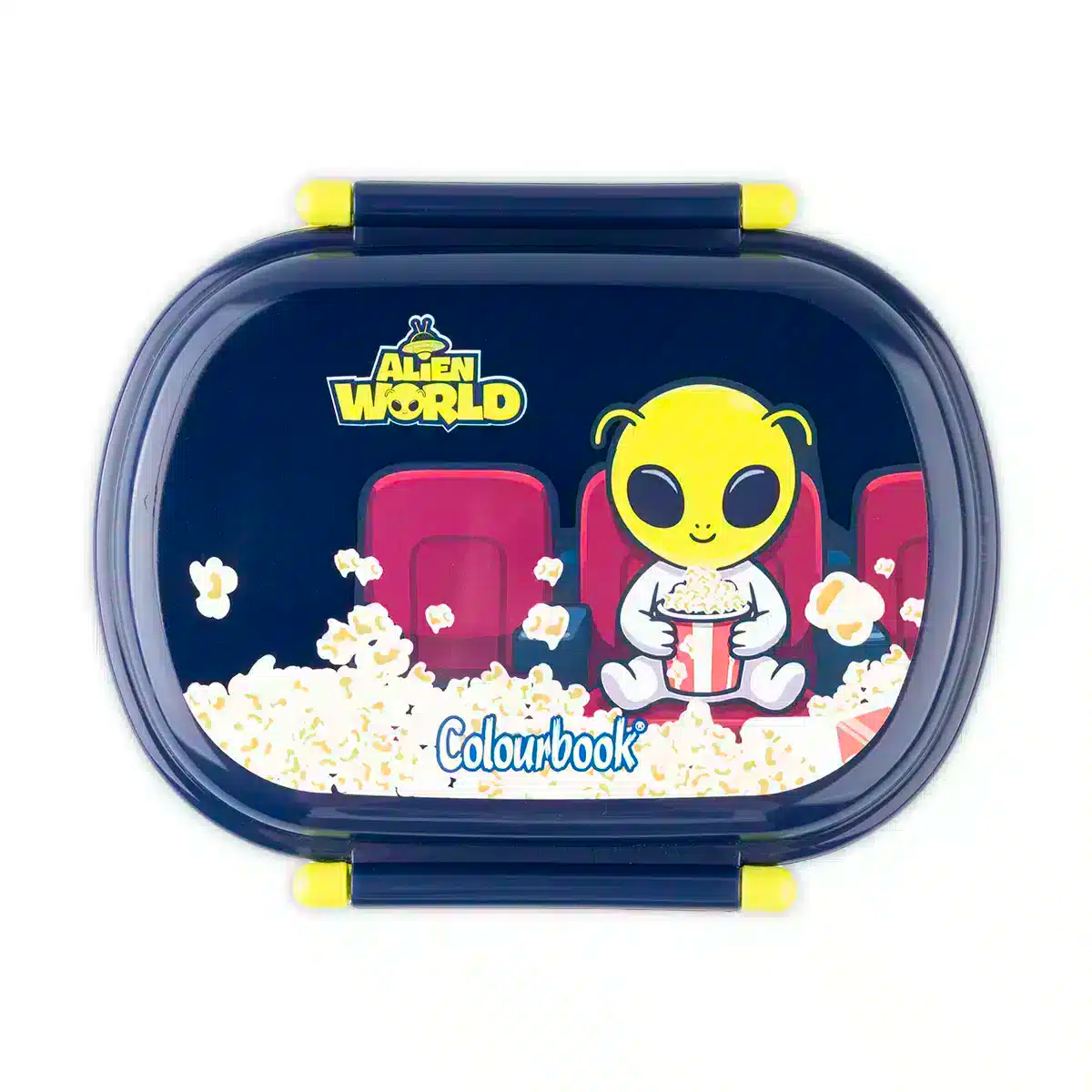 Portamerenda Alien World con separatore e posate – BPA Free colourbook