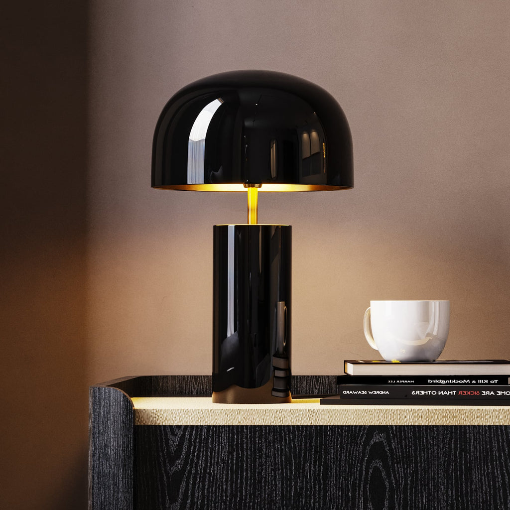 Lampada da tavolo KARE Loungy, nera