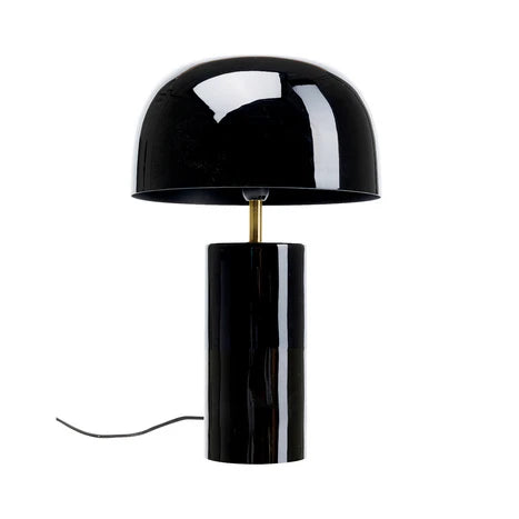 Lampada da tavolo KARE Loungy, nera