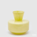 EDG Enzo De Gasperi Vaso Rotondo con Collo H15 cm giallo