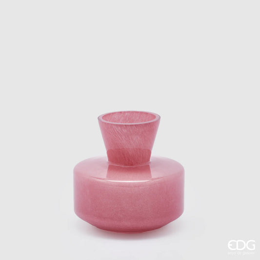 EDG Enzo De Gasperi Vaso Rotondo con Collo H15 cm giallo
