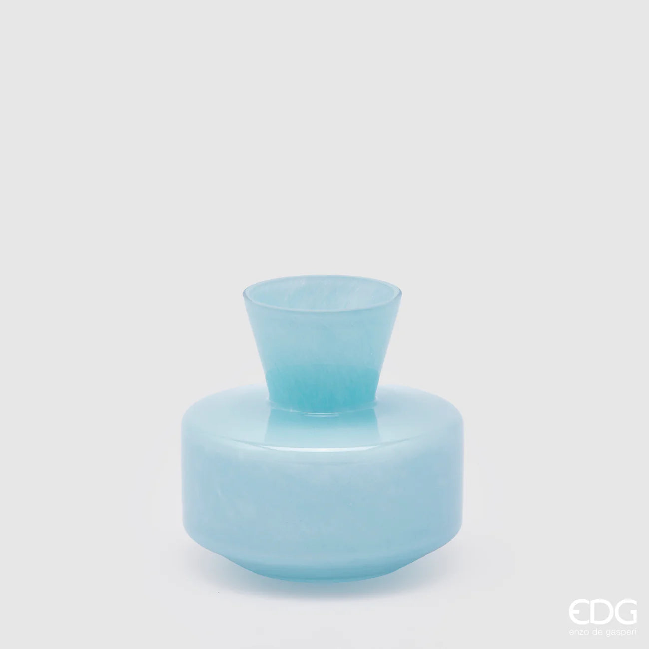EDG Enzo De Gasperi Vaso Rotondo con Collo H15 cm giallo
