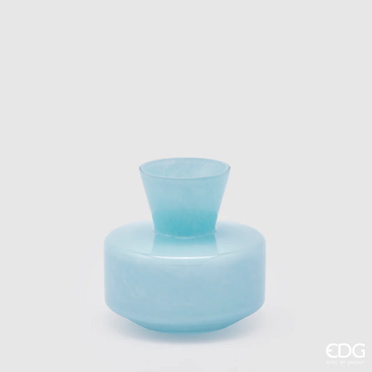 EDG Enzo De Gasperi Vaso Rotondo con Collo H15 cm giallo