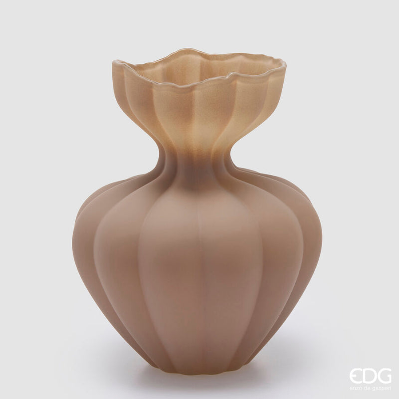 EDG Enzo De Gasperi Vaso Flow Sinuoso H25 D20