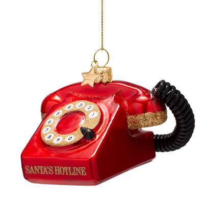 VONDELS ORNAMENTO TELEFONO ROSSO H7