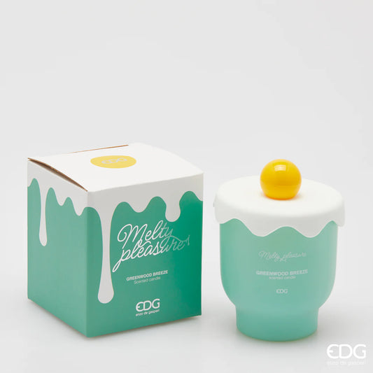 EDG Enzo De Gasperi Candela Tortina con Profumo H10 cm Greenwood Breeze