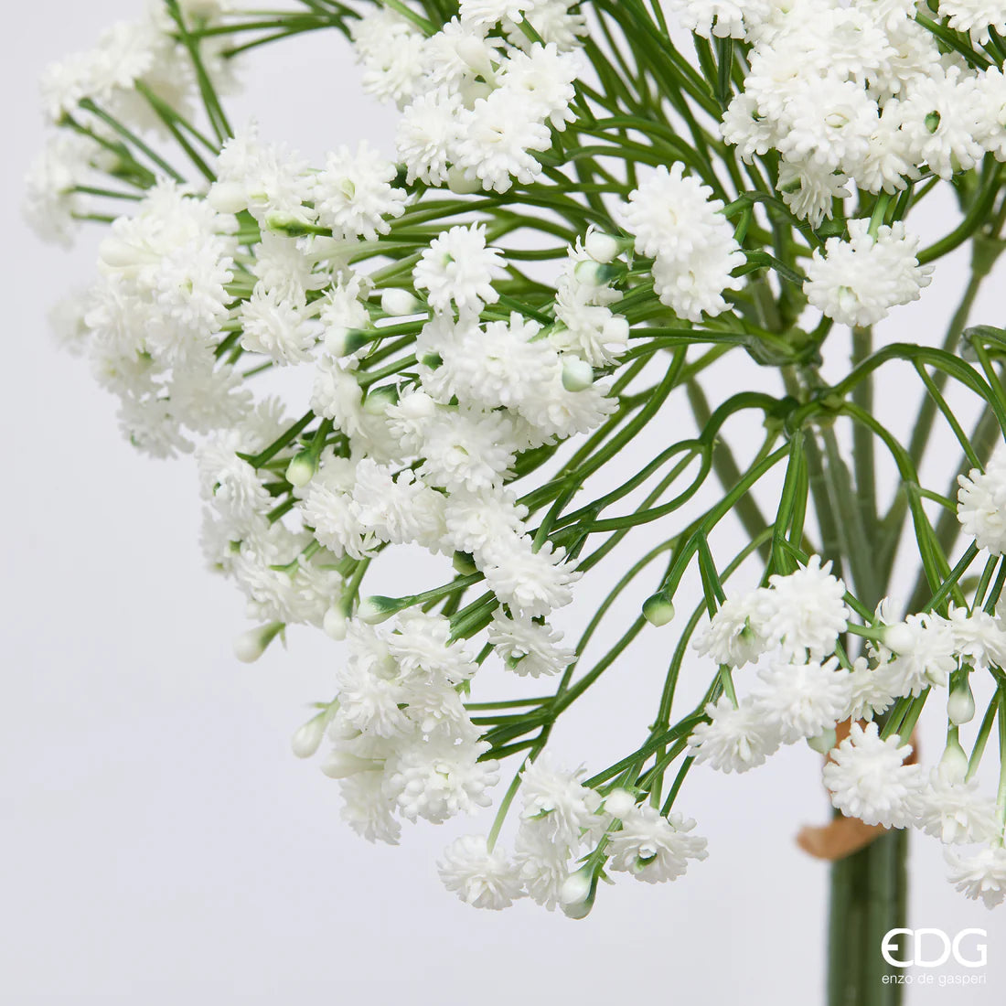 EDG Enzo De Gasperi Bouquet di Gypsophila H34 cm Bianco