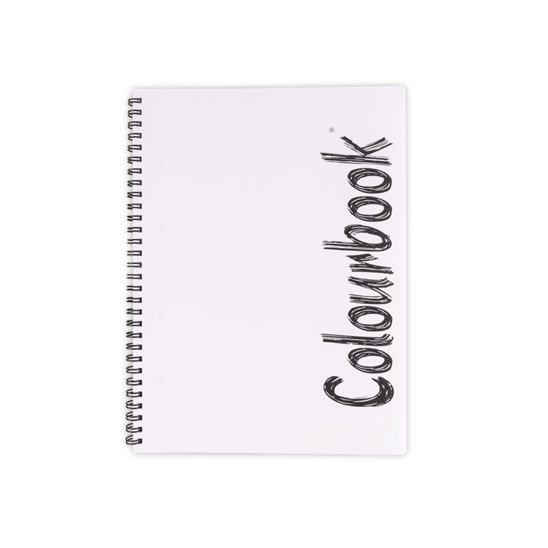 Quaderno a spirale MIDI Fluo – Righe medie e superiori - Bianco A5