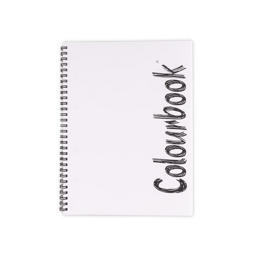 Quaderno a spirale MIDI Fluo – Righe medie e superiori - Bianco A5