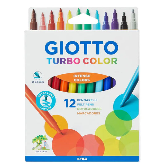PENNARELLI GIOTTO TURBO COLOR 12PZ PUNTA FINA