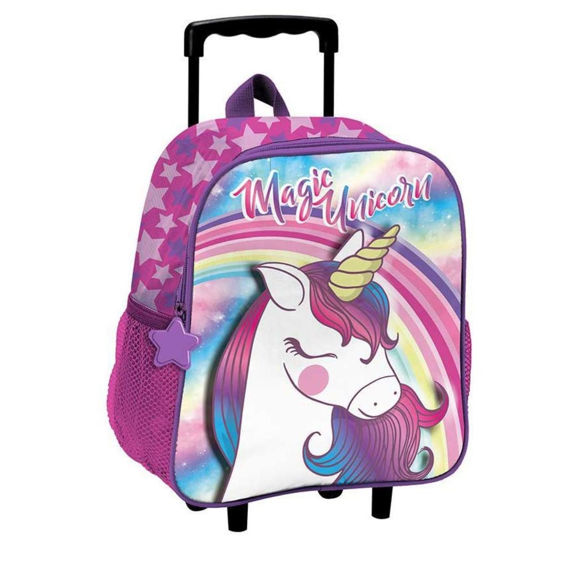 Zaino-Trolley Asilo 3D Unicorno