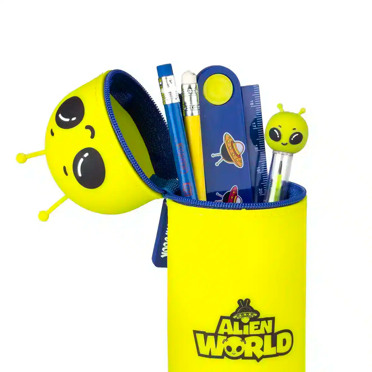 Astuccio portapenne in silicone Alien World colourbook