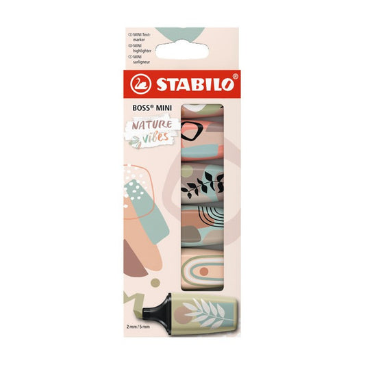 EVIDENZIATORE STABILO BOSS MINI NATURE VIBES
