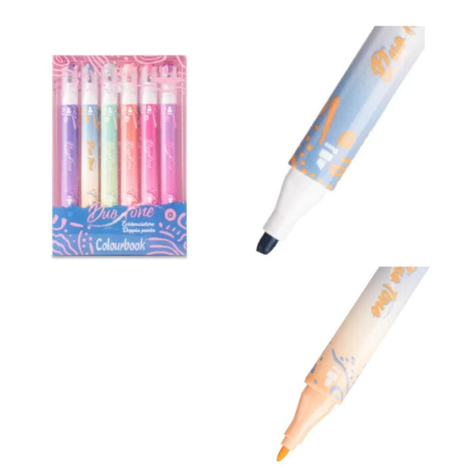 Evidenziatore doppia punta duo tone Colourbook