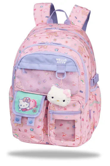 ZAINO HELLO KITTY TRE TASCHE ROSA