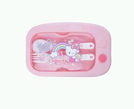 PORTA MERENDE CON POSATE HELLO KITTY