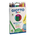 GIOTTO MEGA PASTELLI A COLORI DA 12