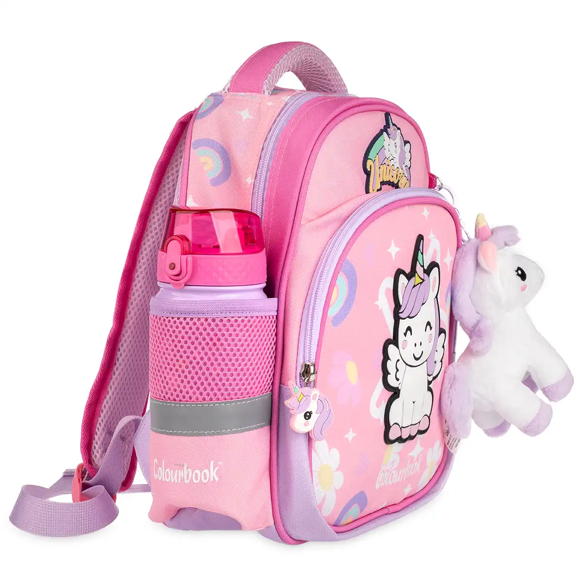 Zaino Asilo Unicorn con peluche omaggio COLOURBOOK
