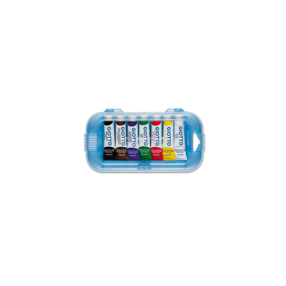 Giotto Tempera Extra Fine, Astuccio Da 12 Tempere In Tubetto, Multicolore, 7.5 Ml (Confezione Da 12)