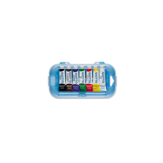 Giotto Tempera Extra Fine, Astuccio Da 12 Tempere In Tubetto, Multicolore, 7.5 Ml (Confezione Da 12)