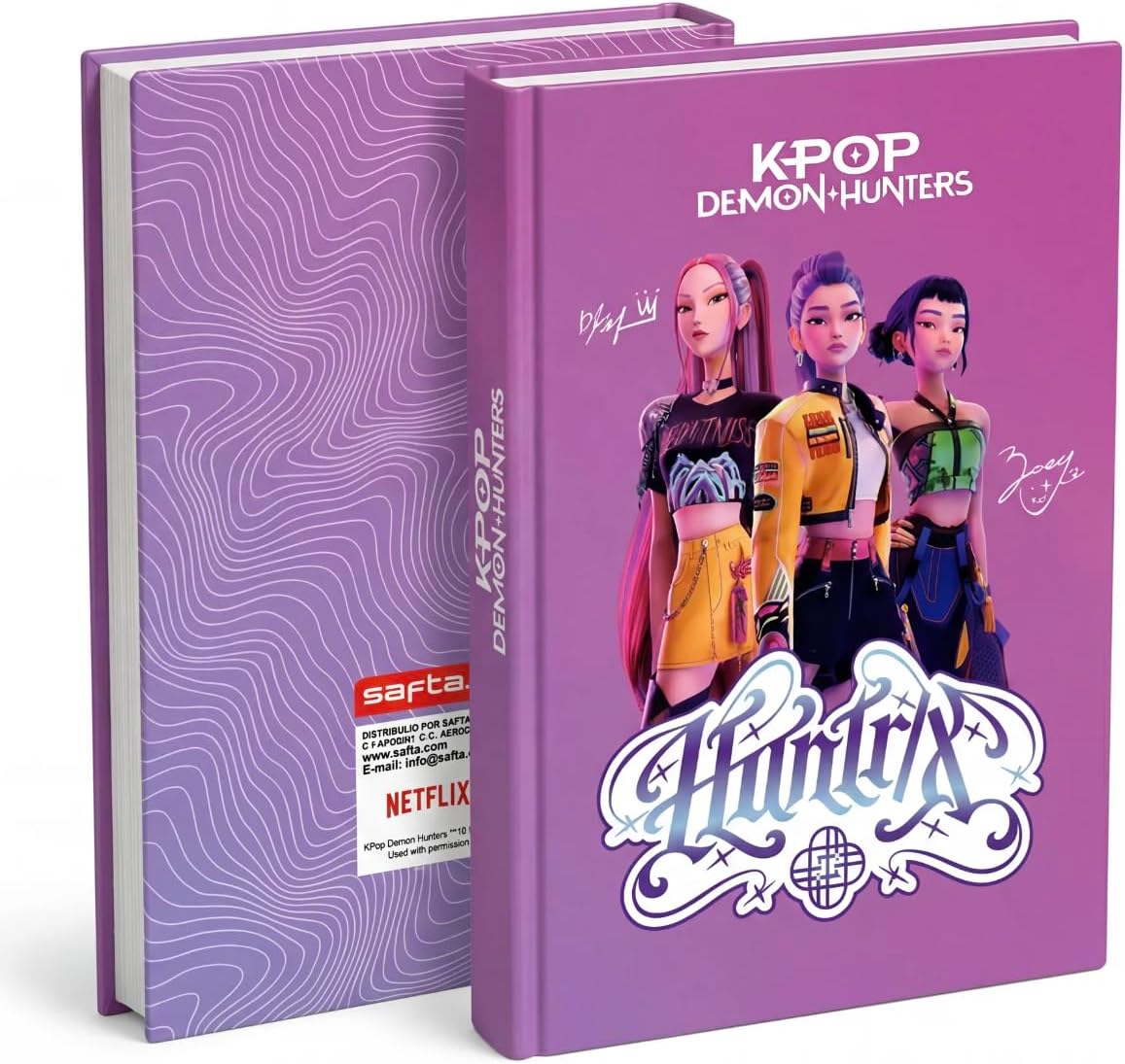 Diario Scuola K-pop Demon Hunters Agenda Scolastica Copertina effetto 3D