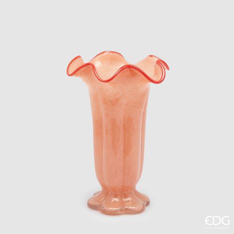 EDG Enzo De Gasperi Vaso Campanula H 30 Cm D 19 Cm Orange