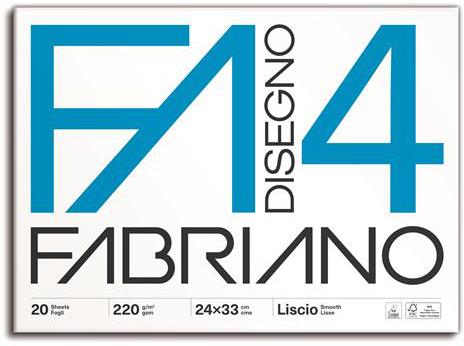 ALBUM DA DISEGNO FABRIANO A4 24X33 LISCIO