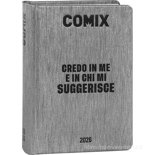 DIARIO COMIX 16M GIORNALIERO MINI METALIZZATO