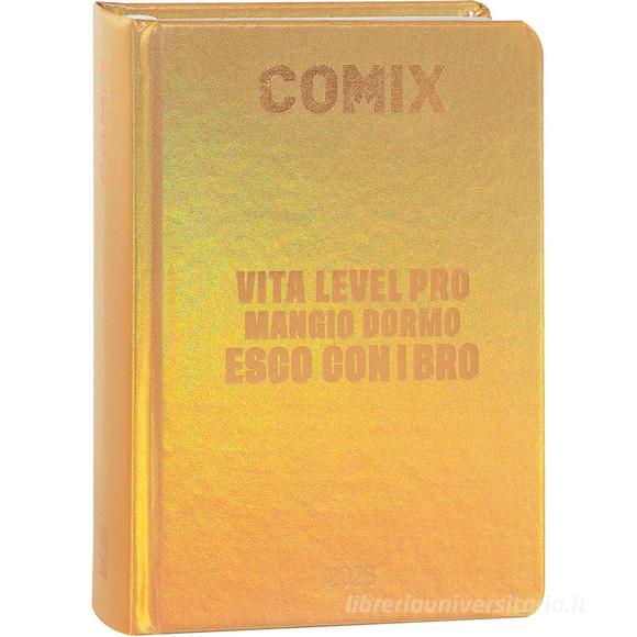 DIARIO COMIX 16M GIORNALIERO MINI GOLD