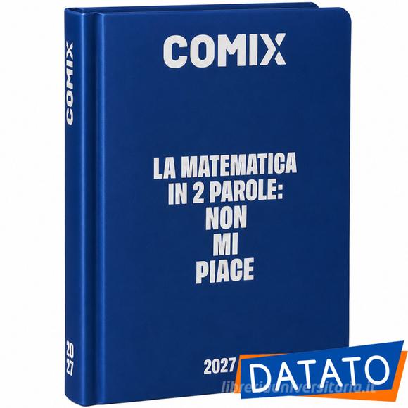 Diario 13 mesi standard Comix Easy Blue-Diario scolastico 2026-2027