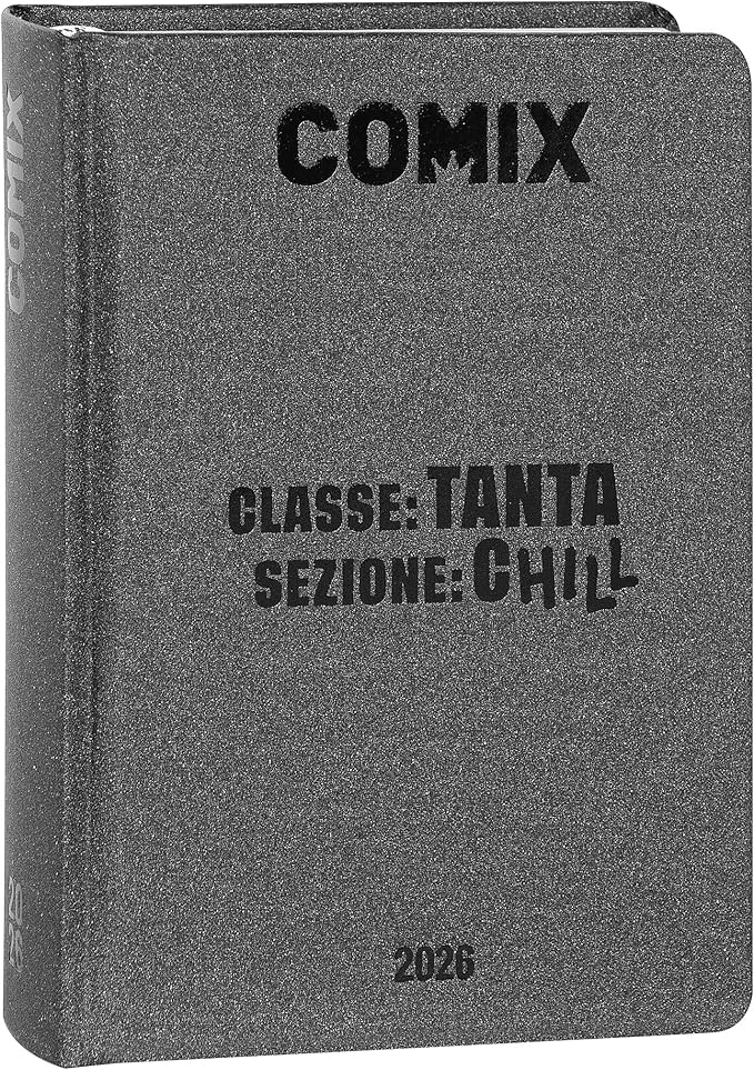 DIARIO COMIX 16M GIORNALIERO MINI CHARCOAL