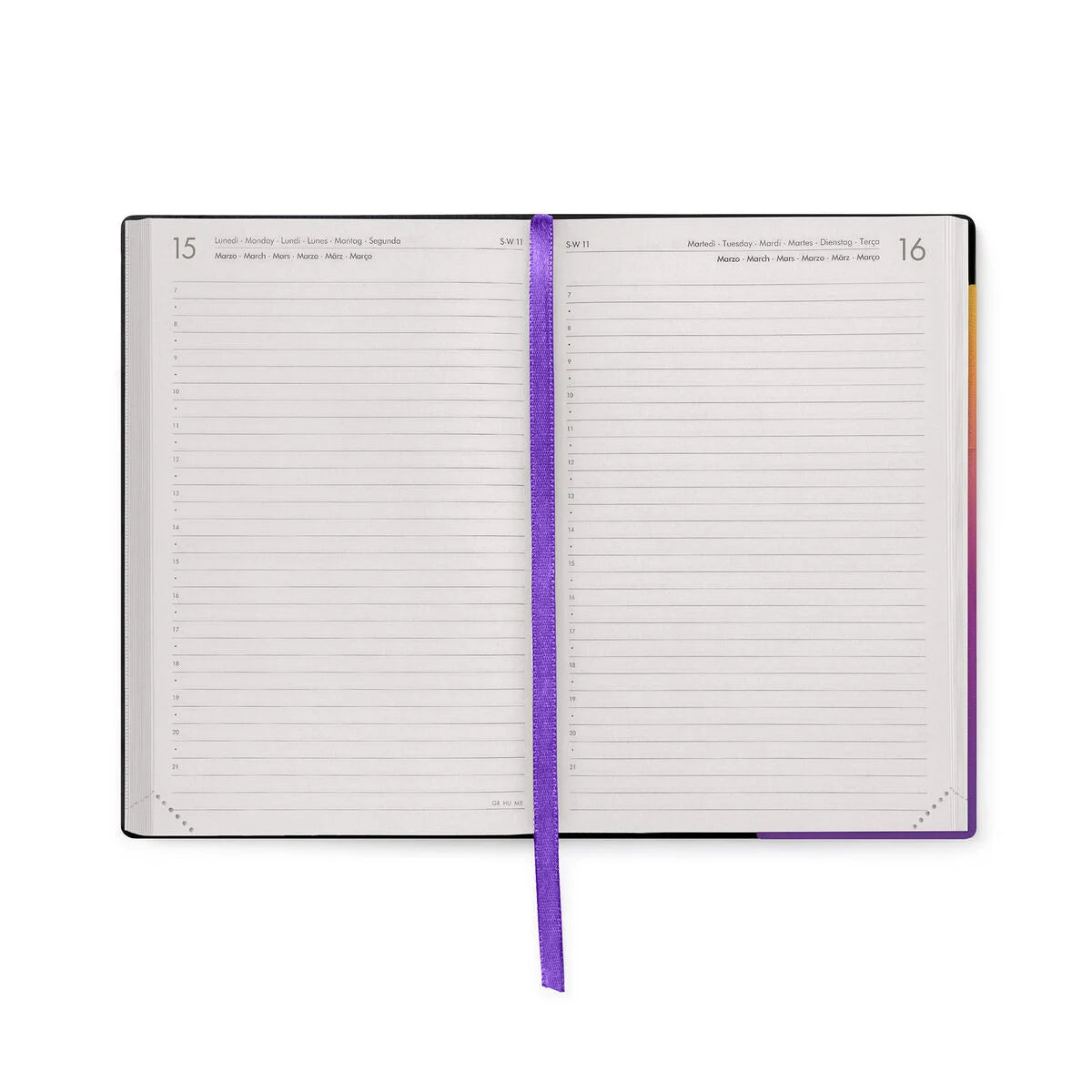 Agenda 12 Mesi Giornaliera Medium 2027 - Sunset Vibes  Legami