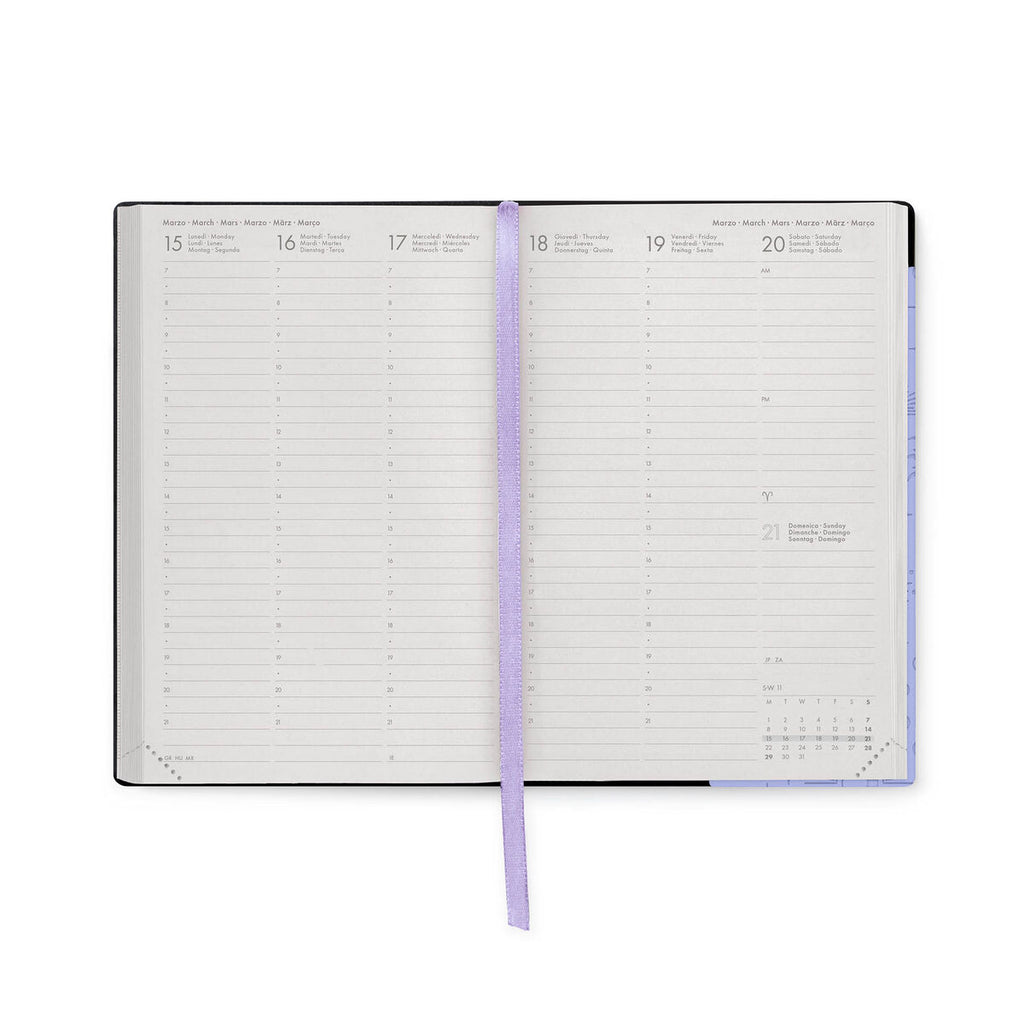 Agenda 12 Mesi Settimanale Medium 2027 - Cosmic Lilac  Legami