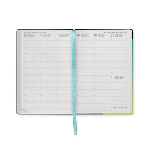 Agenda 12 Mesi Settimanale Medium 2027 - Shades of Green Legami
