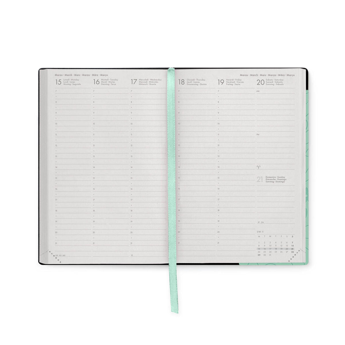 Agenda 12 Mesi Settimanale Medium 2027 - Botanic Garden Legami