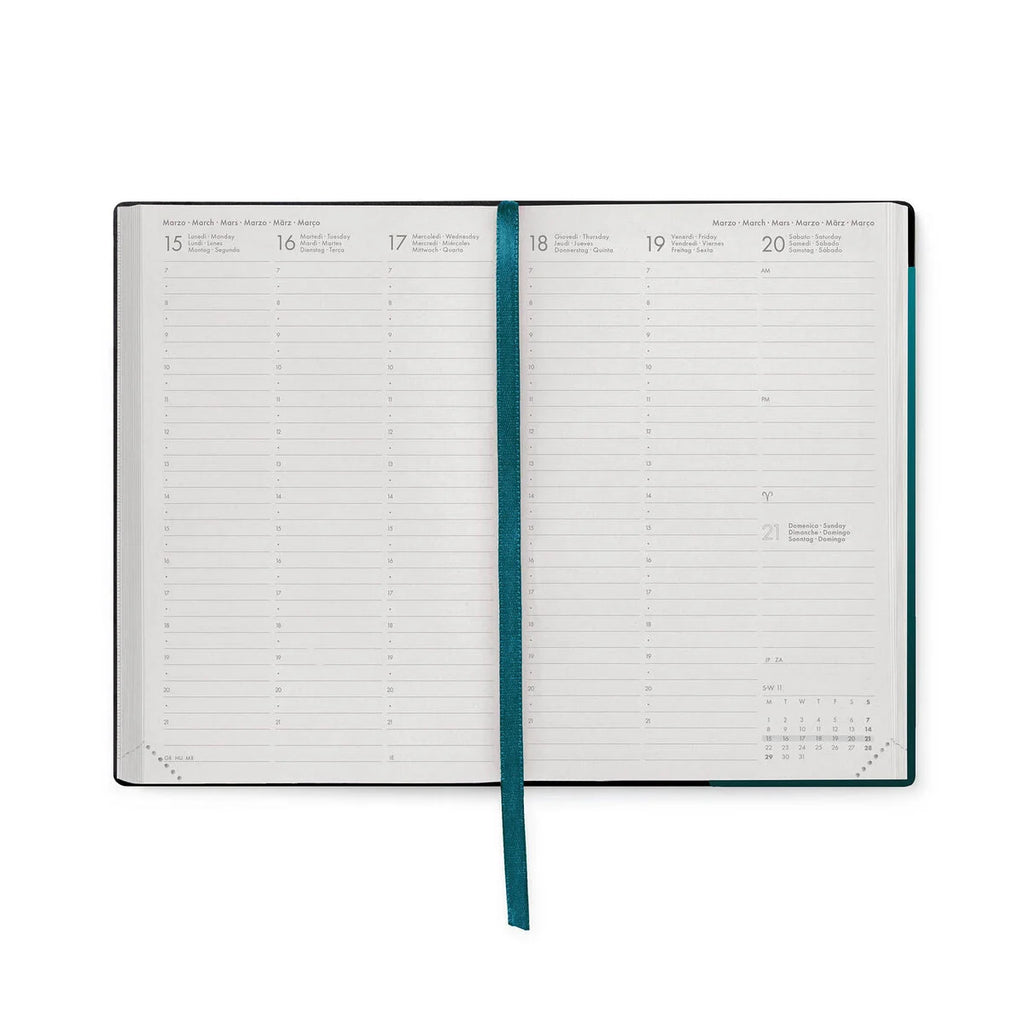 Agenda 12 Mesi Settimanale Medium 2027 - Deep Teal  Legami