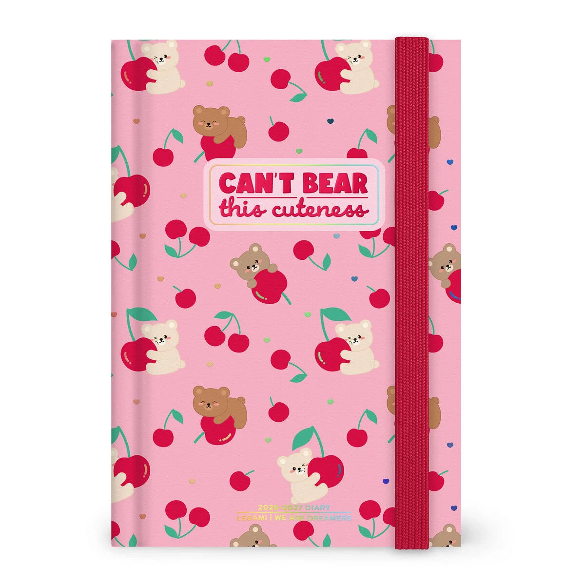 Agenda 2026/2027 Giornaliera Fotografica 16 Mesi - Teddy Bear Pink - Medium