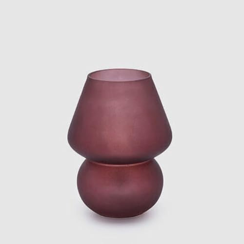 EDG Enzo De Gasperi Lampada Aura da Tavolo Usb Abatjour H 15 Cm D 12 Cm Mauve