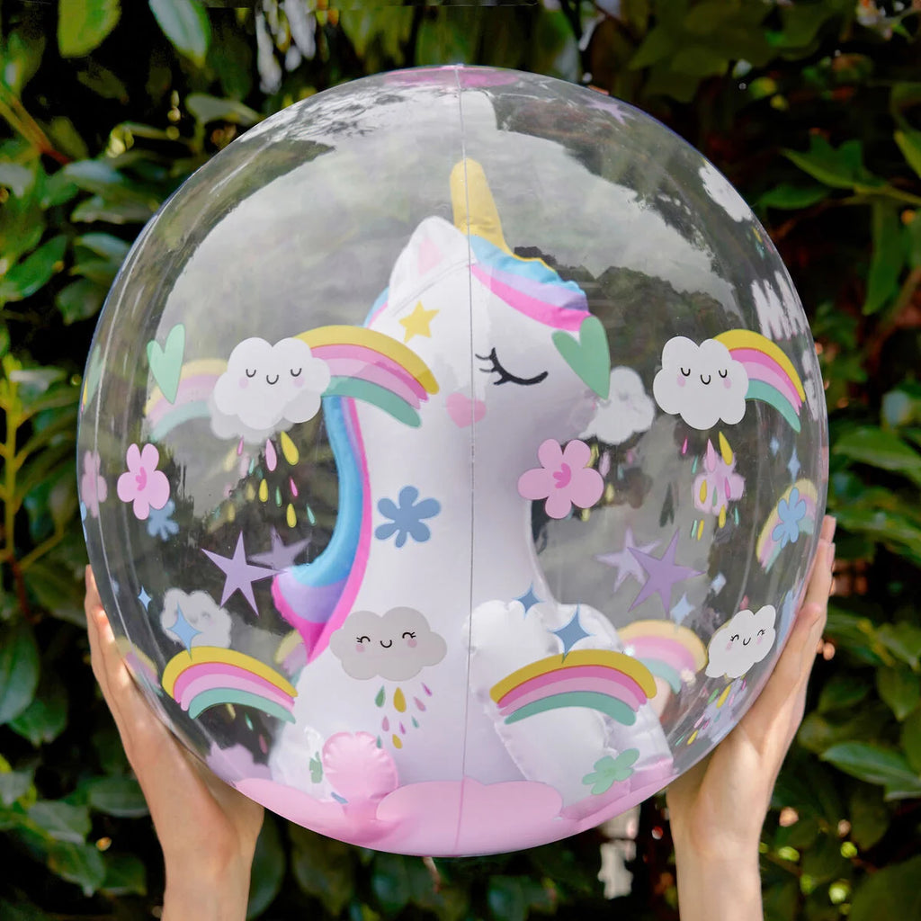 Palla da Spiaggia Gonfiabile Unicorn - Beach Ball