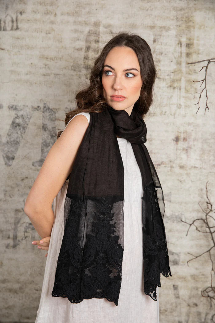 Pashmina Caterina colore nero
