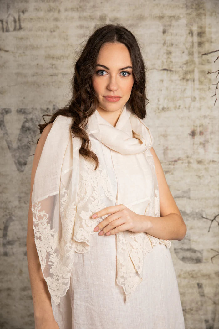Pashmina Caterina colore naturale