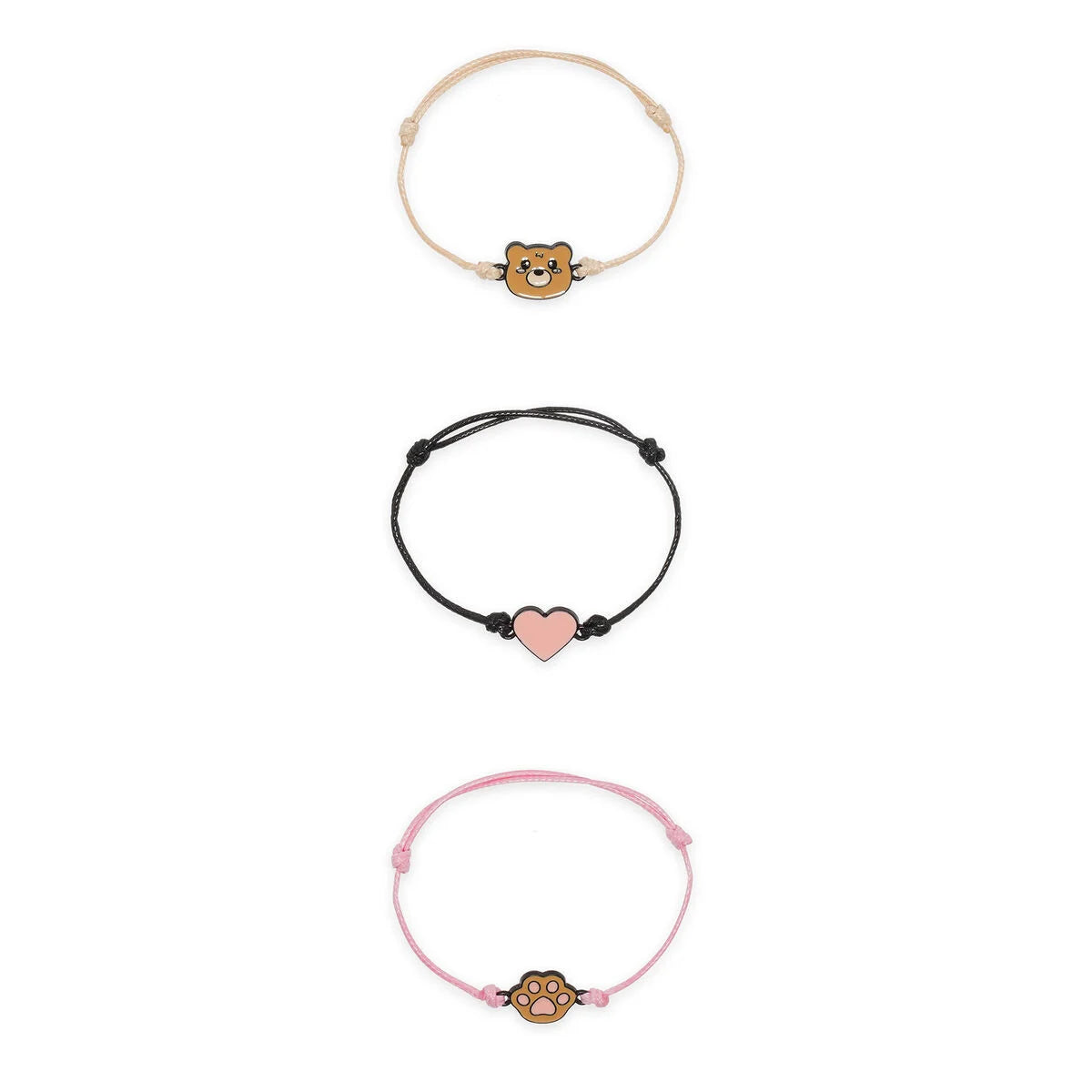 Set di 3 Braccialetti - Teddy Bear - Set of 3 Bracelets