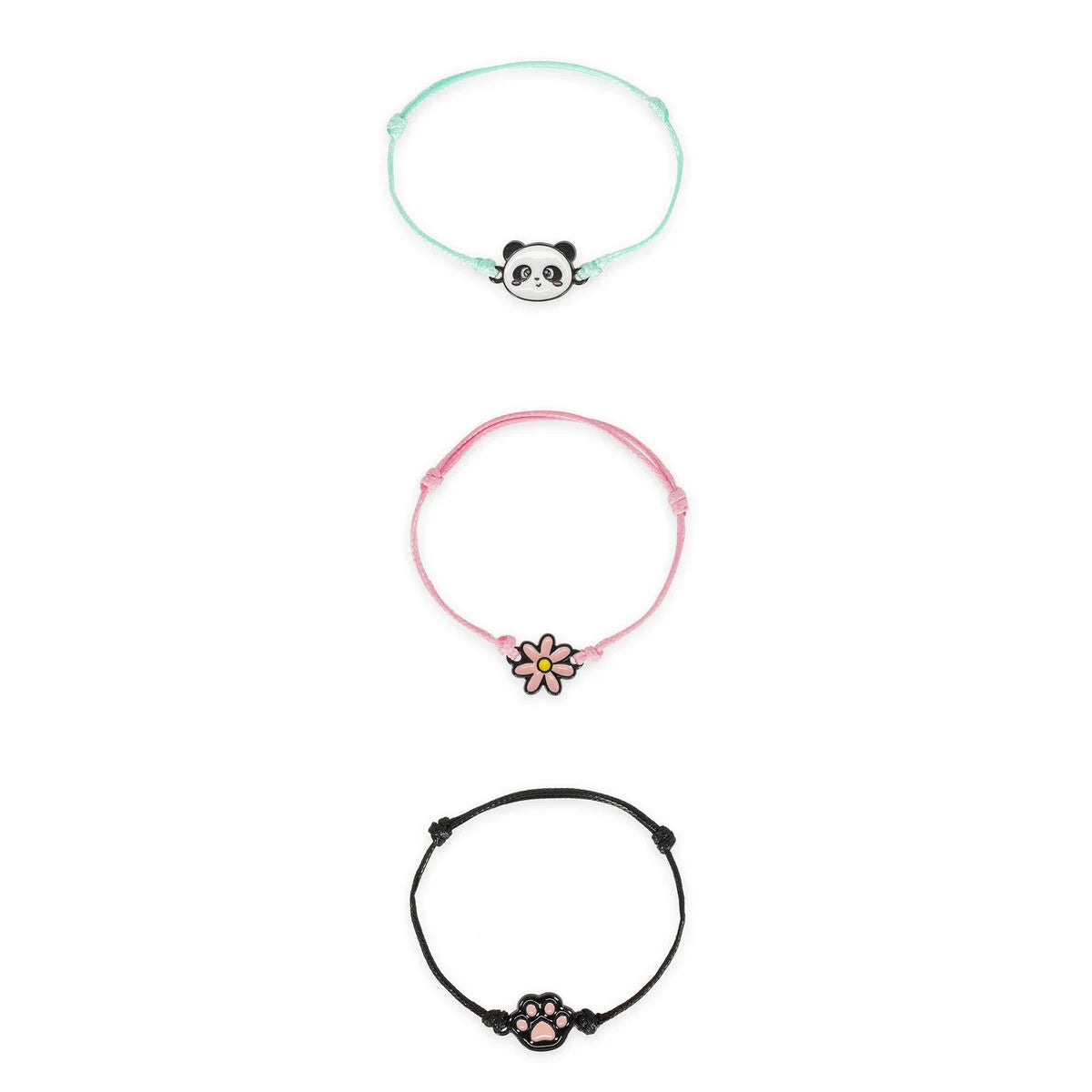 Set di 3 Braccialetti - Panda - Set of 3 Bracelets