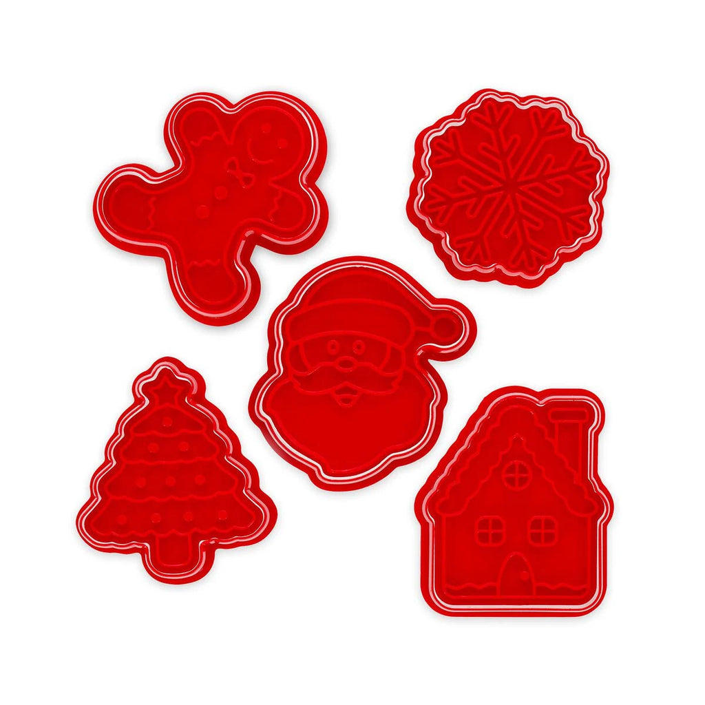 Set di 3 Penne Gel Cancellabili,Penna a Sfera Luminosa - Penguin,Set di 5 Formine per Biscotti con Timbro - Cookie Time!
