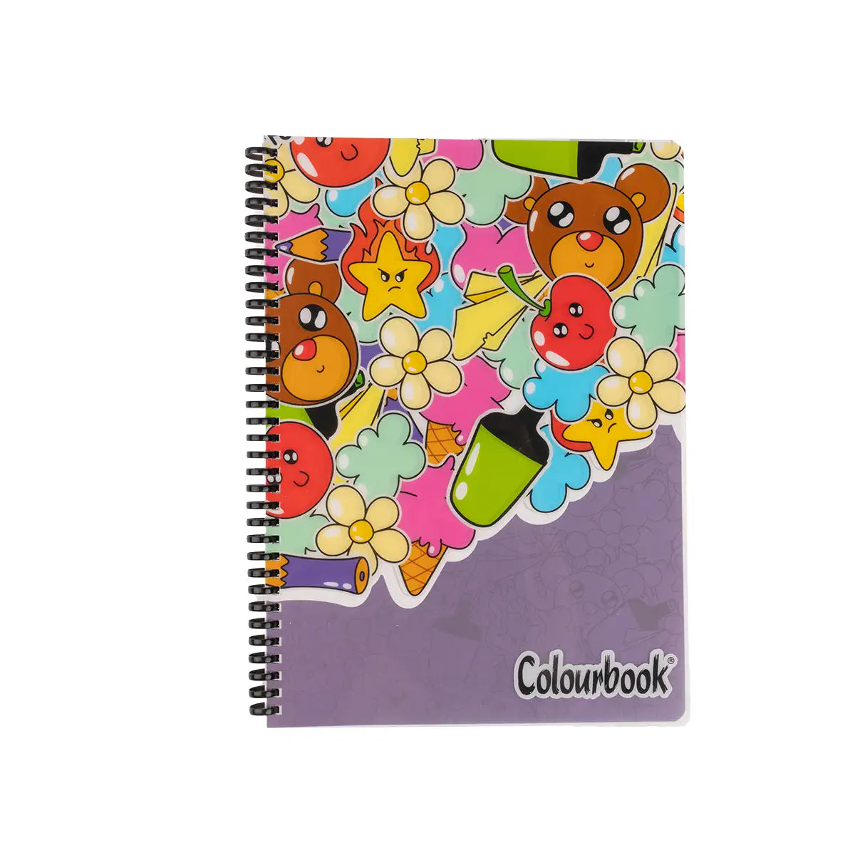 Quaderno A4 Gianpiero x Colourbook – Rilegatura con spirale morbida