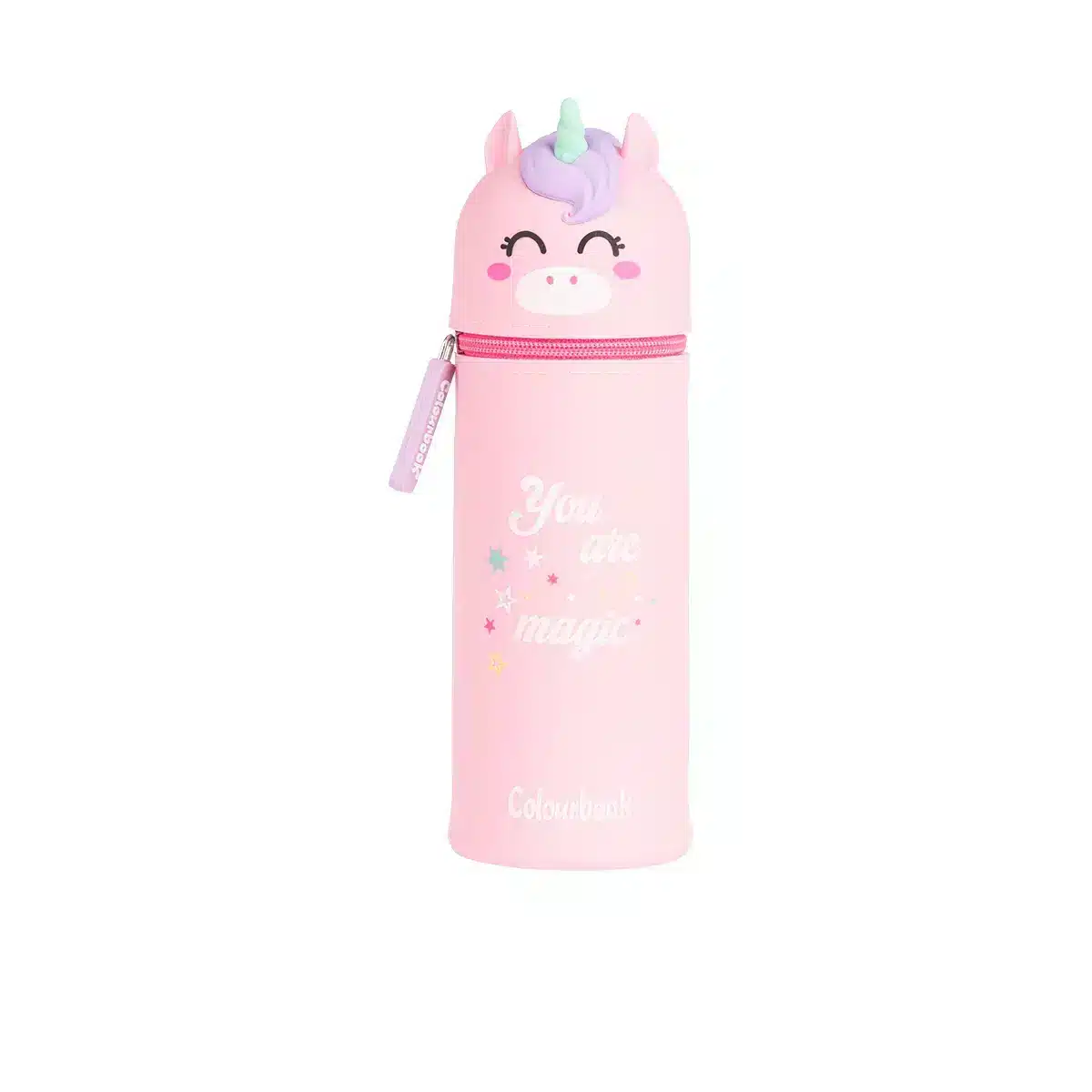 Astuccio portapenne in silicone Unicorn colourbook