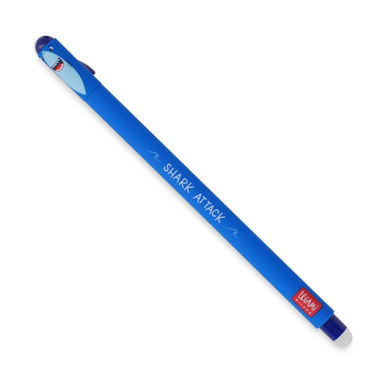 PENNA GEL CANCELLABILE LEGAMI SHARK -BLU