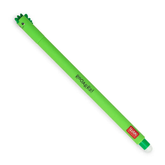PENNA GEL CANCELLABILE LEGAMI DINOSAURO -VERDE
